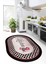 Dijital Baskılı Kaymaz Taban Yıkanabilir Kitchen Yazılı Oval Mutfak Halısı, O-Mutfak-48-Pembe, 2