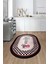 Dijital Baskılı Kaymaz Taban Yıkanabilir Kitchen Yazılı Oval Mutfak Halısı, O-Mutfak-48-Pembe, 4