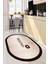 Dijital Baskılı Yıkanabilir Kaymaz Kitchen Yazılı Çerçeveli Oval Mutfak Halısı, O-Mutfak-02-Kahve, 5