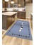 Sevimli Hayvanlar Desenli Kaymaz Taban Yıkanabilir Mutfak Halısı, Mutfak-10-Mavi, 3