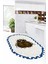 Baykuş Desenli Çerçeveli Kaymaz Yıkanabilir Şık Oval Mutfak Halısı, O-Mutfak-46-Mavi, 1