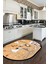 Dijital Baskılı Yıkanabilir Kaymaz Kitchen Yazılı Aşçı Oval Mutfak Halısı, O-Mutfak-03-Turuncu, 4