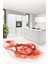 Dijital Baskılı Kaymaz Taban Çaydanlık Desenli Oval Mutfak Halısı, O-Mutfak-23-Kırmızı, 4