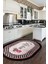 Dijital Baskılı Kaymaz Taban Yıkanabilir Kitchen Yazılı Oval Mutfak Halısı, O-Mutfak-48-Pembe, 5