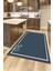 Dijital Baskılı Kaymaz Yıkanabilir Sade Çerçeveli Mutfak Halısı, Mutfak-06-Mavi, 4