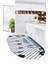Mutfak Araçları Desenli Yıkanabilir Kaymaz Oval Mutfak Halısı, O-Mutfak-32-Mavi, 3