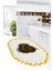 Baykuş Desenli Çerçeveli Kaymaz Yıkanabilir Şık Oval Mutfak Halısı, O-Mutfak-46-Turuncu, 1