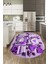 3D Kalp Fincan Motifli Kaymaz Yıkanabilir Modern Oval Mutfak Halısı, O-Mutfak-34-Mor, 5