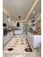 Mutfak Araçları Desenli Yıkanabilir Kaymaz Mutfak Halısı, Mutfak-32-Kahve, 5