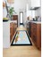 Dijital Baskılı Kaymaz Taban Kitchen Yazılı Modern Mutfak Halısı, Mutfak-18-Mavi, 5