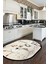 Dijital Baskılı Yıkanabilir Kaymaz Kitchen Yazılı Aşçı Oval Mutfak Halısı, O-Mutfak-03-Krem, 4