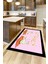 Dijital Baskılı Kaymaz Taban Kitchen Yazılı Modern Mutfak Halısı, Mutfak-18-Pembe, 2