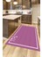 Dijital Baskılı Kaymaz Yıkanabilir Sade Çerçeveli Mutfak Halısı, Mutfak-06-Mor, 4