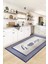Dijital Baskılı Kaymaz Yıkanabilir Home Yazılı Mutfak Halısı, Mutfak-12-Mavi, 4