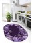 Dijital Baskılı Kaymaz Taban Renkli Fincan Motifli Oval Mutfak Halısı, O-Mutfak-25-Mor, 5