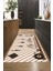 Mutfak Araçları Desenli Yıkanabilir Kaymaz Mutfak Halısı, Mutfak-32-Kahve, 4