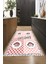 Lets Cook Yazılı Yıkanabilir Kaymaz Taban Modern Mutfak Halısı, Mutfak-36-Pembe, 3
