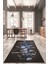 Baharat Temalı Kaymaz Taban Yıkanabilir Modern Mutfak Halısı, Mutfak-33-Mavi, 1