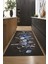 Baharat Temalı Kaymaz Taban Yıkanabilir Modern Mutfak Halısı, Mutfak-33-Mavi, 3