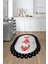 Dijital Baskılı Yıkanabilir Kaymaz Fincan Çiçek Desenli Oval Mutfak Halısı, O-Mutfak-01-Renkli, 3
