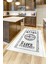 Dijital Baskılı Kaymaz Taban Yıkanabilir Renkli Modern Mutfak Halısı, Mutfak-50-Beyaz, 5