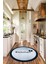Dijital Yıkanabilir Kaymaz Kitchen Yazılı Çerçeveli Yuvarlak Mutfak Halısı, Y-Mutfak-02-Mavi, 1
