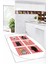 Dijital Baskılı Kaymaz Taban Yıkanabilir Renkli Modern Şık Oval Mutfak Halısı, O-Mutfak-43-Beyaz, 1