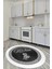 Dijital Kaymaz Taban Yıkanabilir Kitchen Yazılı Yuvarlak Mutfak Halısı, Y-Mutfak-48-Antrasit, 1