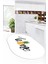 Home Yazılı Ananas Desenli Yıkanabilir Kaymaz Oval Mutfak Halısı, O-Mutfak-31-Beyaz, 3