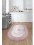 Dijital Baskılı Kaymaz Yıkanabilir Home Yazılı Oval Mutfak Halısı, O-Mutfak-12-Pembe, 2
