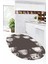 Dijital Baskılı Kaymaz Taban Renkli Fincanlar Oval Mutfak Halısı, O-Mutfak-26-Vizon, 4