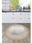 Dijital Baskılı Kaymaz Yıkanabilir Home Yazılı Yuvarlak Mutfak Halısı, Y-Mutfak-12-Krem, 1