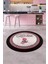 Dijital Kaymaz Taban Yıkanabilir Kitchen Yazılı Yuvarlak Mutfak Halısı, Y-Mutfak-48-Pembe, 5