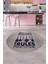Kitchen Rules Yazılı Kaşık Desen Yıkanabilir Yuvarlak Mutfak Halısı, Y-Mutfak-47-Lacivert, 5