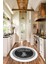 Dijital Kaymaz Taban Yıkanabilir Kitchen Yazılı Yuvarlak Mutfak Halısı, Y-Mutfak-48-Antrasit, 2