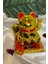 Maneki Neko Feng Shui Bereket Şans Mutluluk Çağıran Şans Kedi Sarı Gold 5