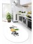 Home Yazılı Ananas Desenli Yıkanabilir Kaymaz Oval Mutfak Halısı, O-Mutfak-31-Beyaz, 4