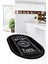 Dijital Baskılı Kaymaz Taban Yıkanabilir Renkli Modern Oval Mutfak Halısı, O-Mutfak-50-Antrasit, 1