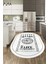 Dijital Baskılı Kaymaz Taban Yıkanabilir Renkli Modern Oval Mutfak Halısı, O-Mutfak-50-Beyaz, 3