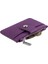 Bozuk Para Bölmeli Kullanışlı Küçük Kartlık Cüzdan Mor 3