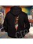 Filistin Özgür Tasarım Baskılı Oversize Hoodie Sweatshirt Siyah 2