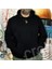 Filistin Özgür Tasarım Baskılı Oversize Hoodie Sweatshirt Siyah 4