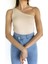 Kadın Tek Omuz Nude Bodysuit 3