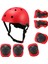 Çocuk Spor Koruyucu Donanım Kask Dizlik 7 Parçalı Set (Yurt Dışından) 1