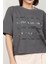 Kadın Baskılı Kısa Salaş T-Shirt 4