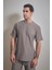 Basic Fitilli Bisiklet Yaka T-Shirt 3