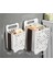 Banyo Punch Free Duvara Monte Katlanır Çamaşır Sepeti Büyük + Ekstra Büyük (Yurt Dışından) 1