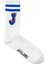 12250749 Jacsingle J Tennis Sock Sn Beyaz-Mavi 1