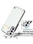 Samsung Galaxy S22 5g Kapak Anti-Çizelge Tpu+Pu Deri Metal Dekor Telefon Kılıfı (Yurt Dışından) 4