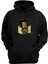 Unisex Arte Hip Hop Dolla Bill'ya Baskılı Siyah Normal Kalıp Şardonlu Kalın Sweatshirt 1
